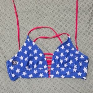 Yee Yee American Flag Bikini Top